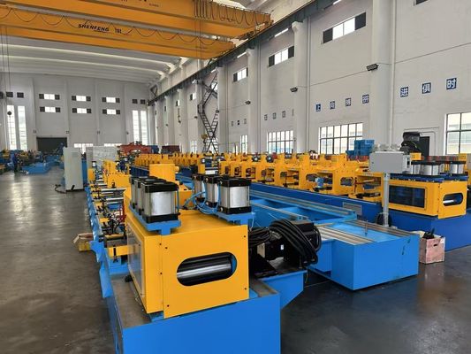 購入 通信用ケーブルトレイ ロール 形成 機械 自動 立面シーム ロール 形成 機械 online manufacture